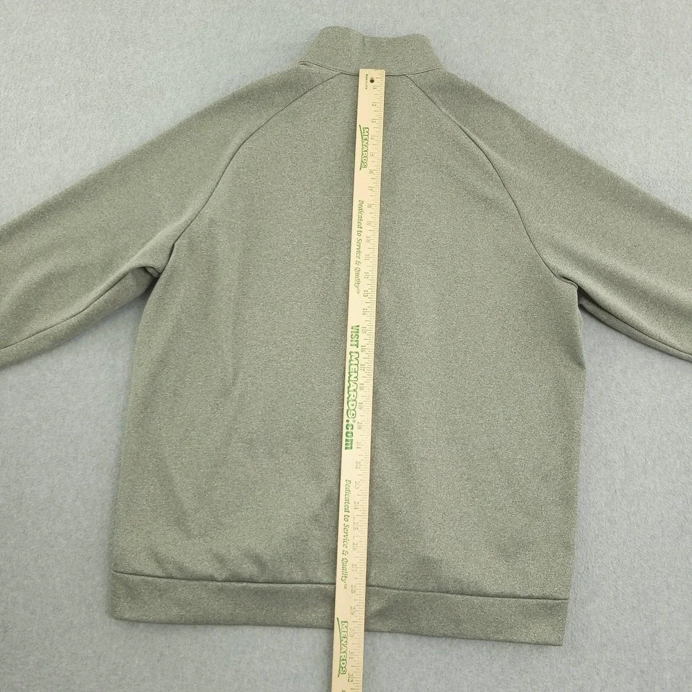 Nike Dri-FIT Fleece Pullover Mens XL Gray 1/4 Zip Long Sleeve Top Athletic